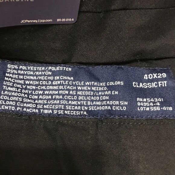 Stafford High-Twist Gabardine tan pants 40X29 nwt - Picture 3 of 5